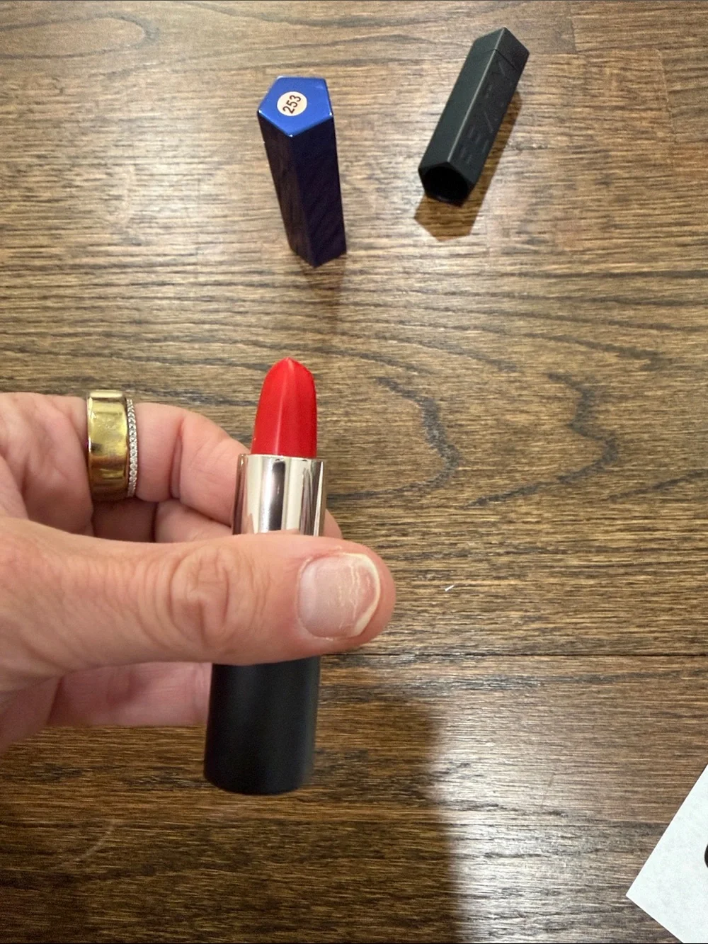 Fenty Beauty Lipstick Duo in Bright Pink and Red